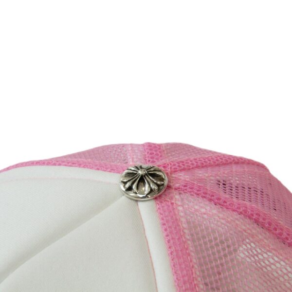 Chrome Hearts Matty Boy Sex Records Horse Shoe Trucker Hat – Pink/White